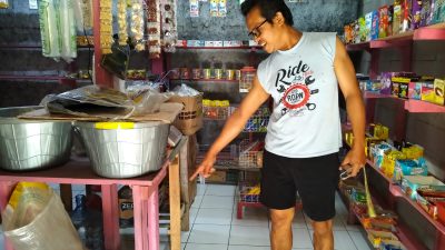 Warung Sembako di Cibadak Dibobol Maling, Gas dan Beras Raib