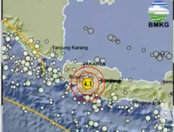 Gempa Magnitudo 4,1 Guncang Sukabumi, Berpusat 8 Km Tenggara Kota