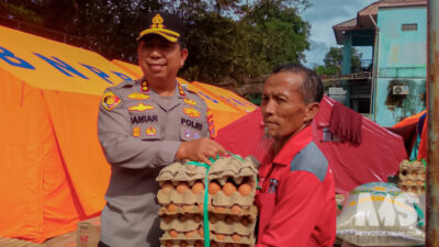 Kapolres Sukabumi Pastikan Zona Bencana Tanah Bergerak Cijambe Steril, Warga Dilarang Kembali ke Rumah