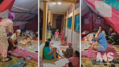 269 Warga Mengungsi Akibat Tanah Bergerak Bantargadung, Dapur Umum Ngebut Masak 1.000 Porsi per Hari