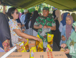 Bazar Ramadan TNI Serentak, Warga Berburu Sembako Murah di Palabuhanratu