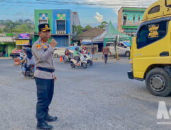 Kapolres Sukabumi Pantau Arus Lalu Lintas Jalur Utara, Titik Kepadatan Terpantau Hingga Cibolang