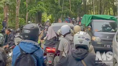 Semalam Macet Parah, Siang Ini Jalur Cikidang Masih Tersendat, Wisatawan ke Palabuhanratu Membludak