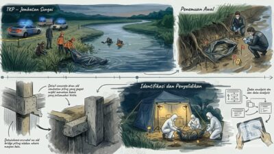 Sadis! WN Singapura Dibunuh di Sukabumi, Jasadnya Dicor lalu Dibuang ke Sungai