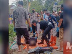 Warga Warudoyong Geger, Pria Ditemukan Tewas Tertelungkup di Susukan Pinggir Perumahan