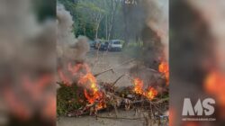 Warga Jampang Blokade Jalan Provinsi, Jalan Hancur dan Truk ODOL Jadi Pemicu Amarah