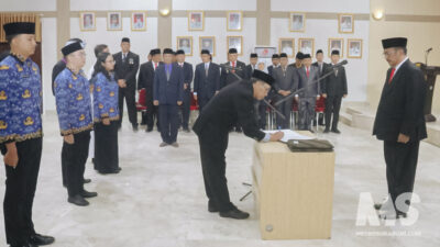 Lantik 93 ASN, Bupati Asep Japar: ASN Bukan Sekadar Administratif, Tapi Pelayan Masyarakat