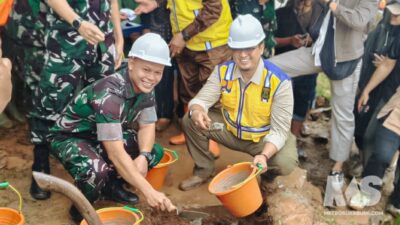 Tak Lagi Terisolasi, Jembatan Perintis Garuda Mulai Dibangun di Sukabumi