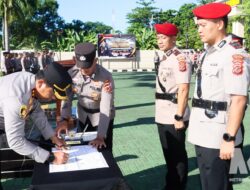 Rotasi Besar Polres Sukabumi, Kasat Reskrim hingga Kapolsek Nyalindung Diganti