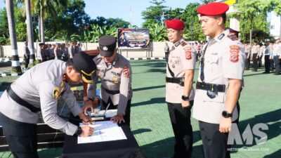 Rotasi Besar Polres Sukabumi, Kasat Reskrim hingga Kapolsek Nyalindung Diganti