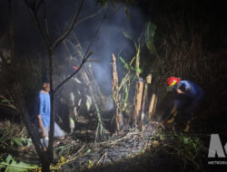 Kebakaran Lahan Gegerkan Pamuruyan Cibadak, Diduga Akibat Pembakaran yang Ditinggalkan