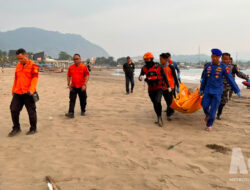 Korban Terseret Ombak Pantai Karangnaya Sukabumi Ditemukan Meninggal Dunia