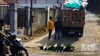 Kecelakaan Maut di Cikembar, Motor Terpental Masuk Kolong Mobil Sampah, Pengendara Tewas