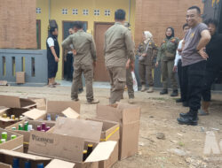 Kontrakan di Cimahi Sukabumi Diduga Jadi Gudang Miras, Lebih dari 4.000 Botol Diamankan, Sopir Sempat Kabur