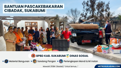 Kebakaran Cibadak Sukabumi: 4 Rumah Terbakar, Korban Kini Butuh Material Atap