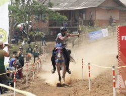 Atlet Malaysia dan Australia Ramaikan Panahan Berkuda di Nyalindung, Sekda Sukabumi Minta Digelar Rutin