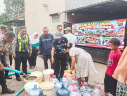 Kekeringan di Karangtengah Cibadak, 168 KK Dapat 8.000 Liter Air Bersih