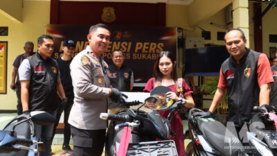 Polisi Bongkar Jaringan Curanmor Sukabumi, 61 Motor Diamankan