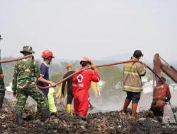 Operasi Kebakaran TPAS Cikundul Ditutup, Begini Langkah TNI-Polri 5 Hari ke Depan