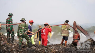 Operasi Kebakaran TPAS Cikundul Ditutup, Begini Langkah TNI-Polri 5 Hari ke Depan