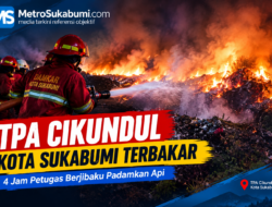 TPA Cikundul Kota Sukabumi Terbakar, 4 Jam Petugas Berjibaku Jinakkan Api