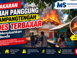 Rumah Panggung di Jampangtengah Ludes Terbakar, Harta dan Dokumen Berharga Tak Tersisa