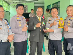 HUT TNI ke-81, Polisi di Sukabumi Beri Kejutan Spesial untuk Prajurit Koramil Baros