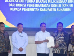 KPK Hibahkan Aset Rp1,94 Miliar ke Pemkab Sukabumi, Ini Pesan Bupati Asep Japar