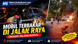 Toyota Rush Terbakar di Cikidang Sukabumi, Diduga Korsleting Listrik