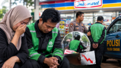 Driver ojol di Cibadak, Sukabumi, tersandung kasus pencurian di Indomaret.