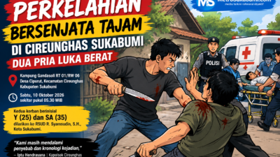 Pagi Buta di Cireunghas Sukabumi Berujung Ricuh, Sejumlah Pria Dilarikan ke Rumah Sakit